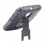 Wholesale Motorola Moto G (3rd) Holster Combo Belt Clip Case (Black)